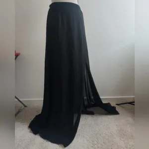 🆕 Jasmine's Bridesmaids Long Black Formal Wedding maxi skirt sexy slit 10