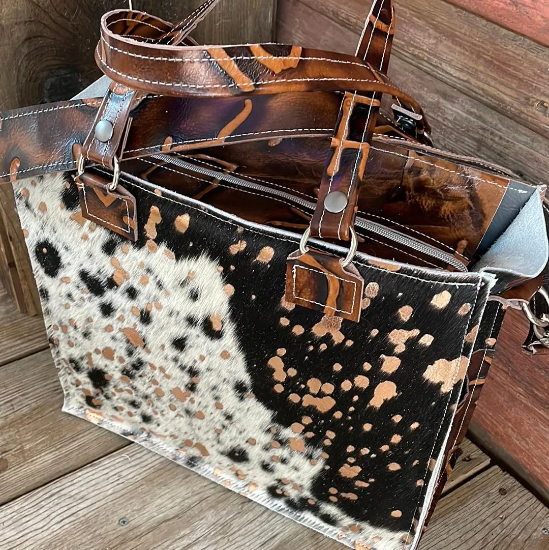 025 Clerk - Black & Rose Gold Acid w/ Burnt Brands