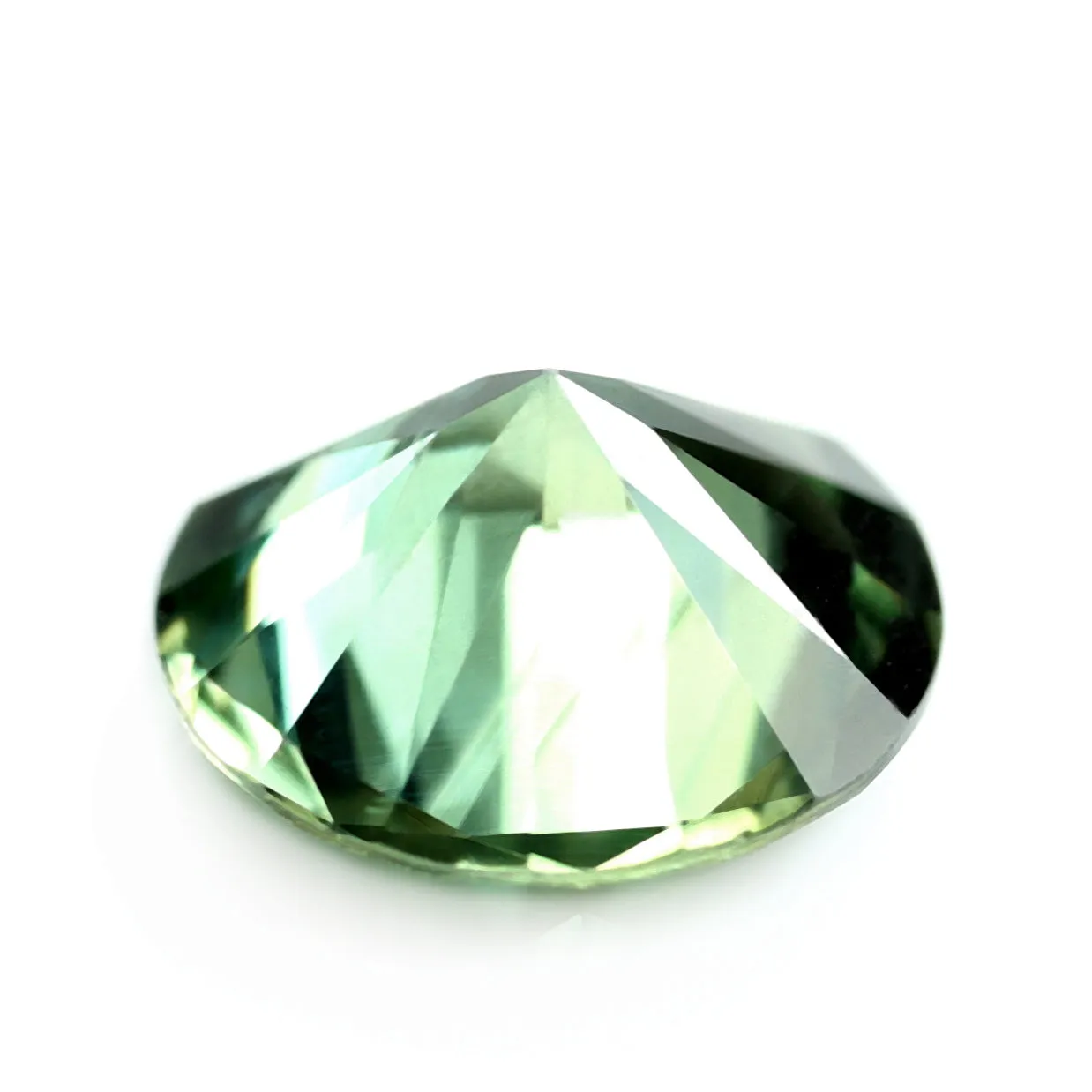 0.31ct Certified Natural Green Sapphire
