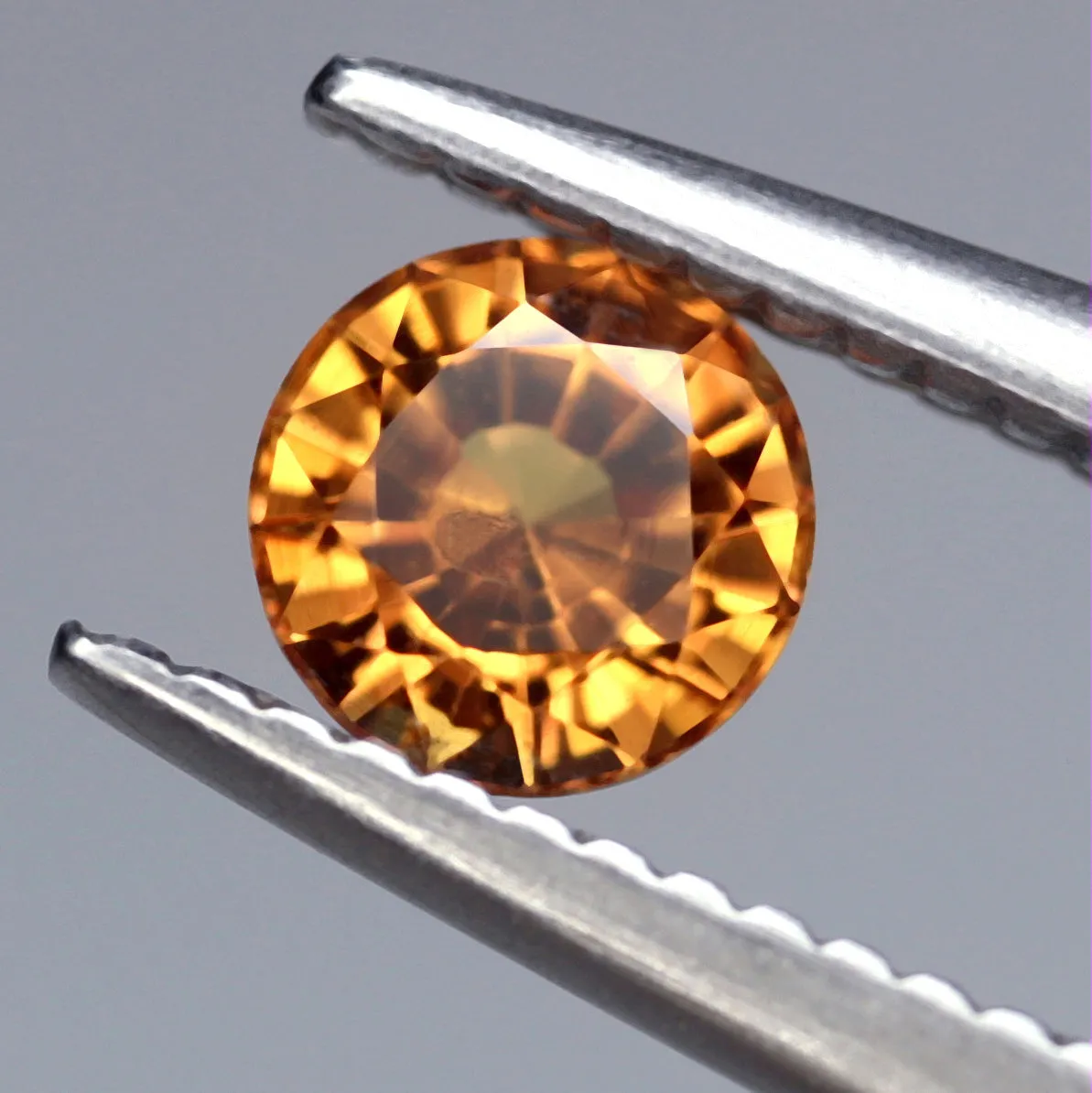 0.32ct Certified Natural Orange Sapphire