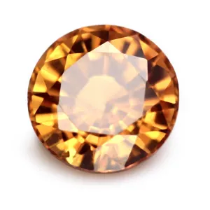 0.32ct Certified Natural Orange Sapphire