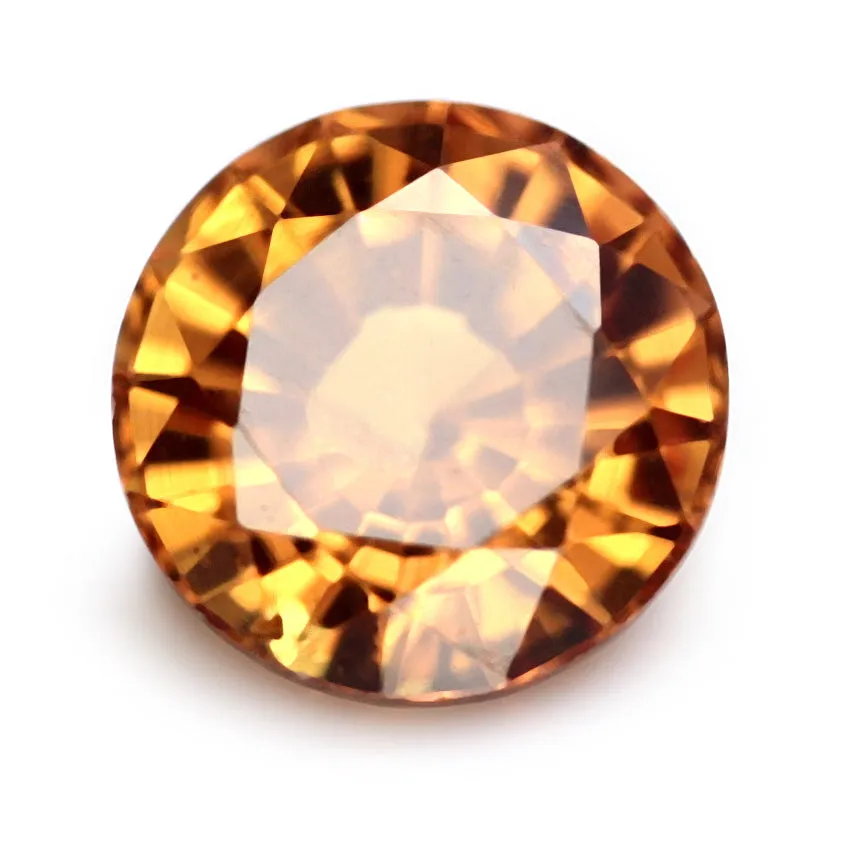 0.32ct Certified Natural Orange Sapphire