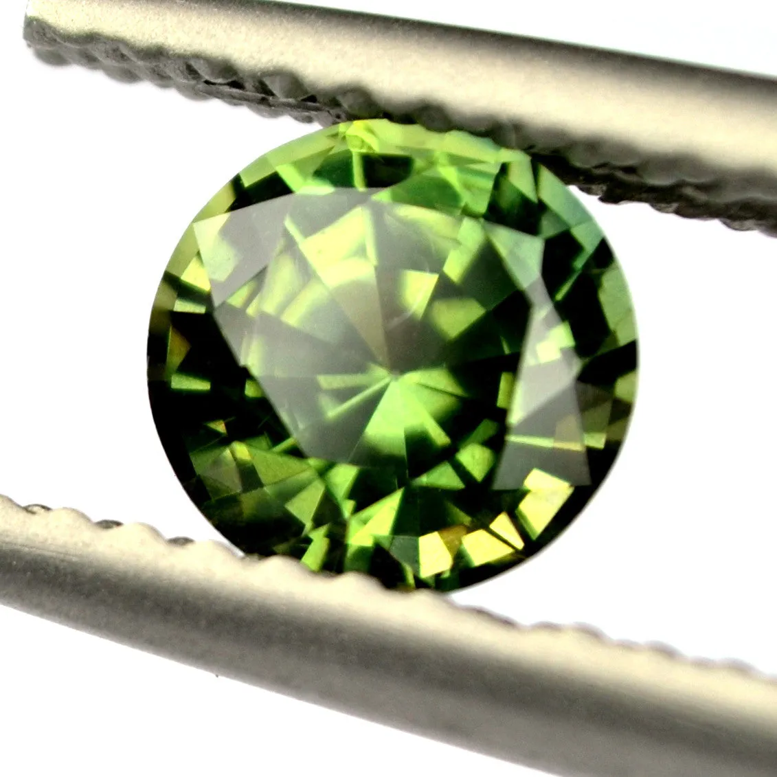 0.42ct Certified Natural Green Sapphire