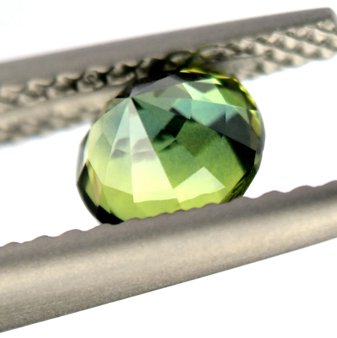 0.42ct Certified Natural Green Sapphire