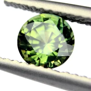 0.43ct Certified Natural Green Sapphire