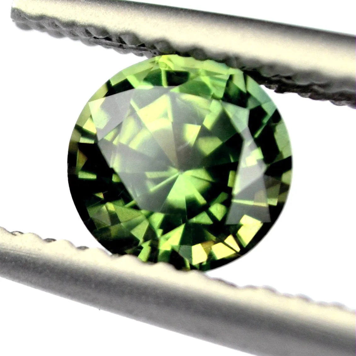 0.43ct Certified Natural Green Sapphire