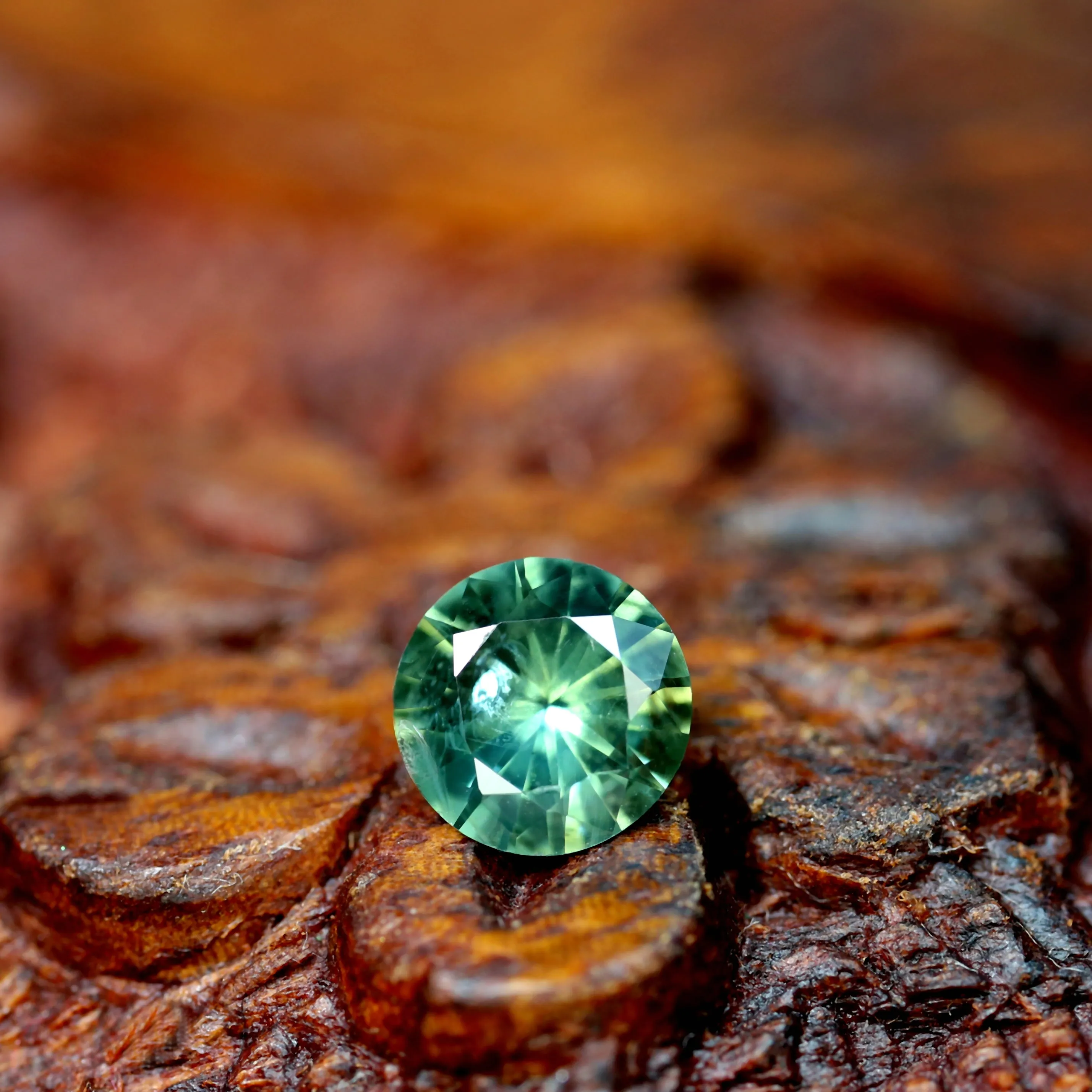 0.47ct Certified Natural Teal Sapphire