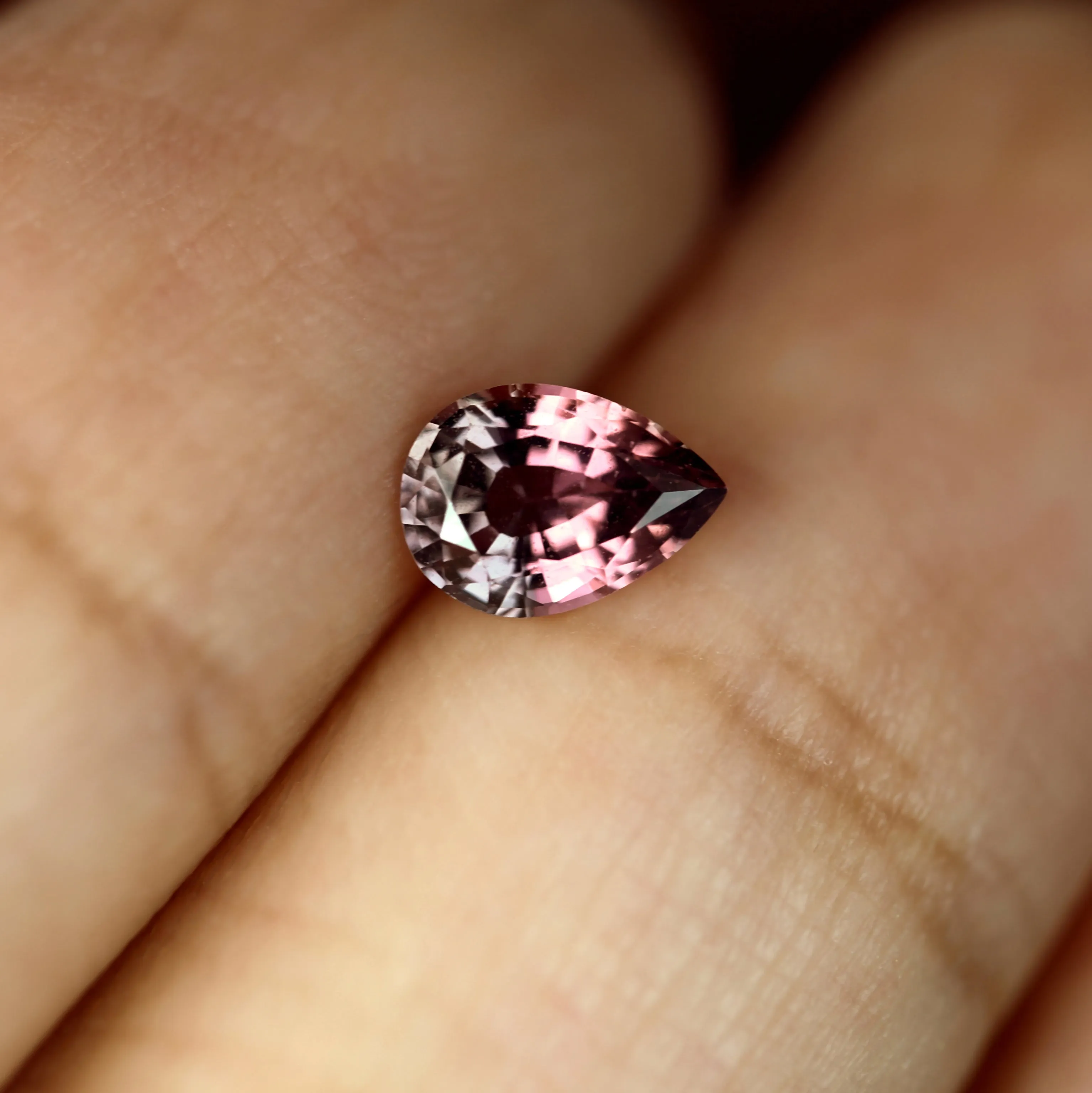 0.49ct Certified Natural Peach Sapphire
