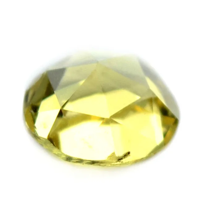0.50 ct Certified Natural Yellow Sapphire