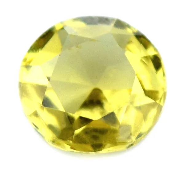 0.50 ct Certified Natural Yellow Sapphire