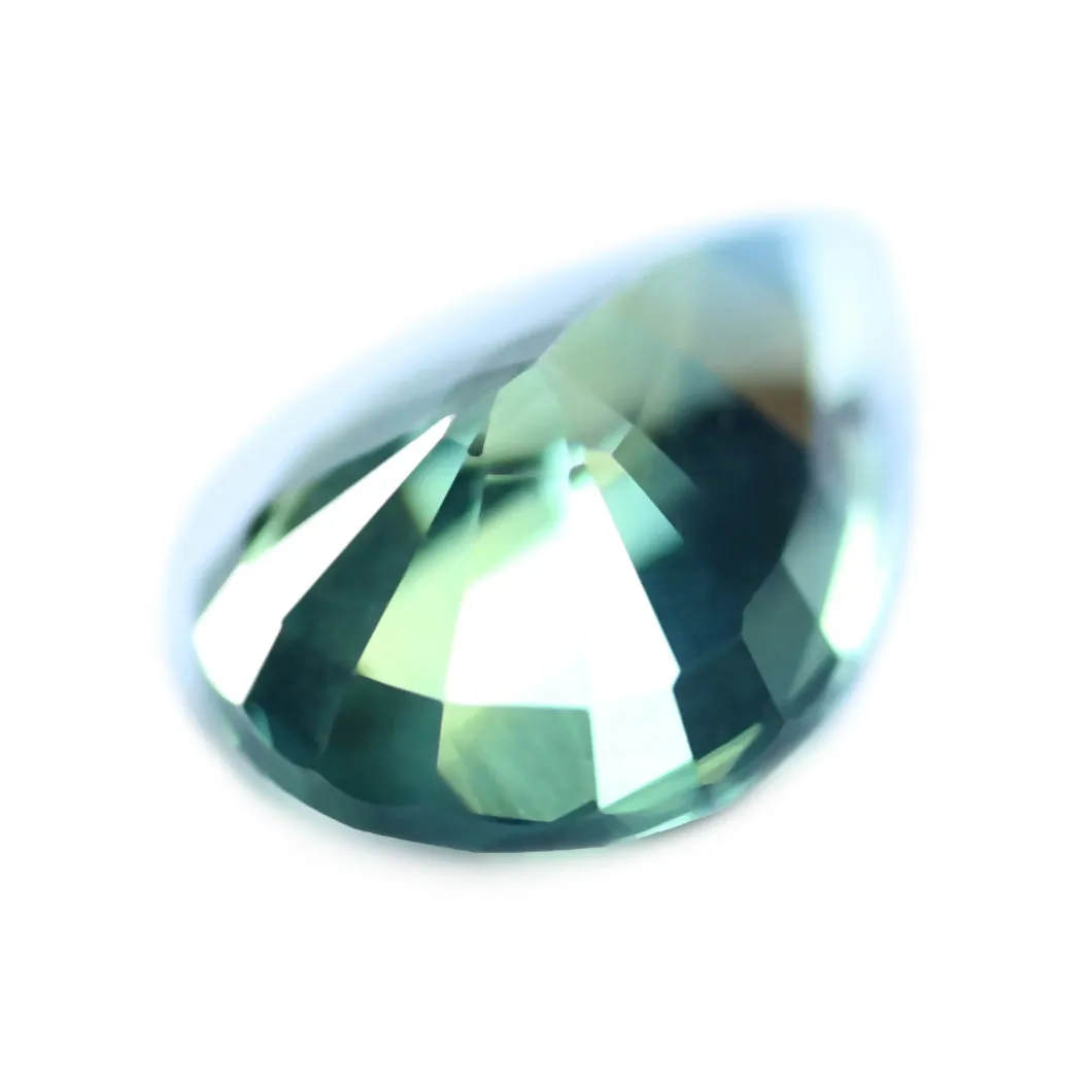 0.50ct Certified Natural Green Sapphire