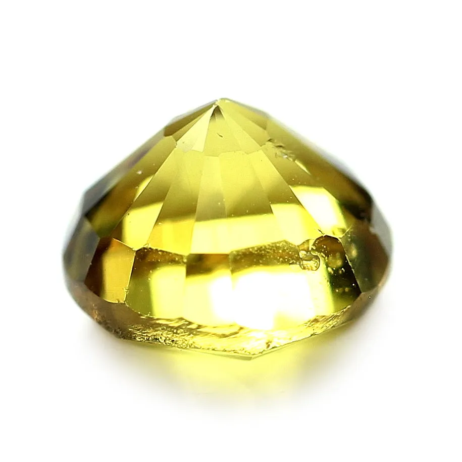 0.50ct Certified Natural Yellow Saphire