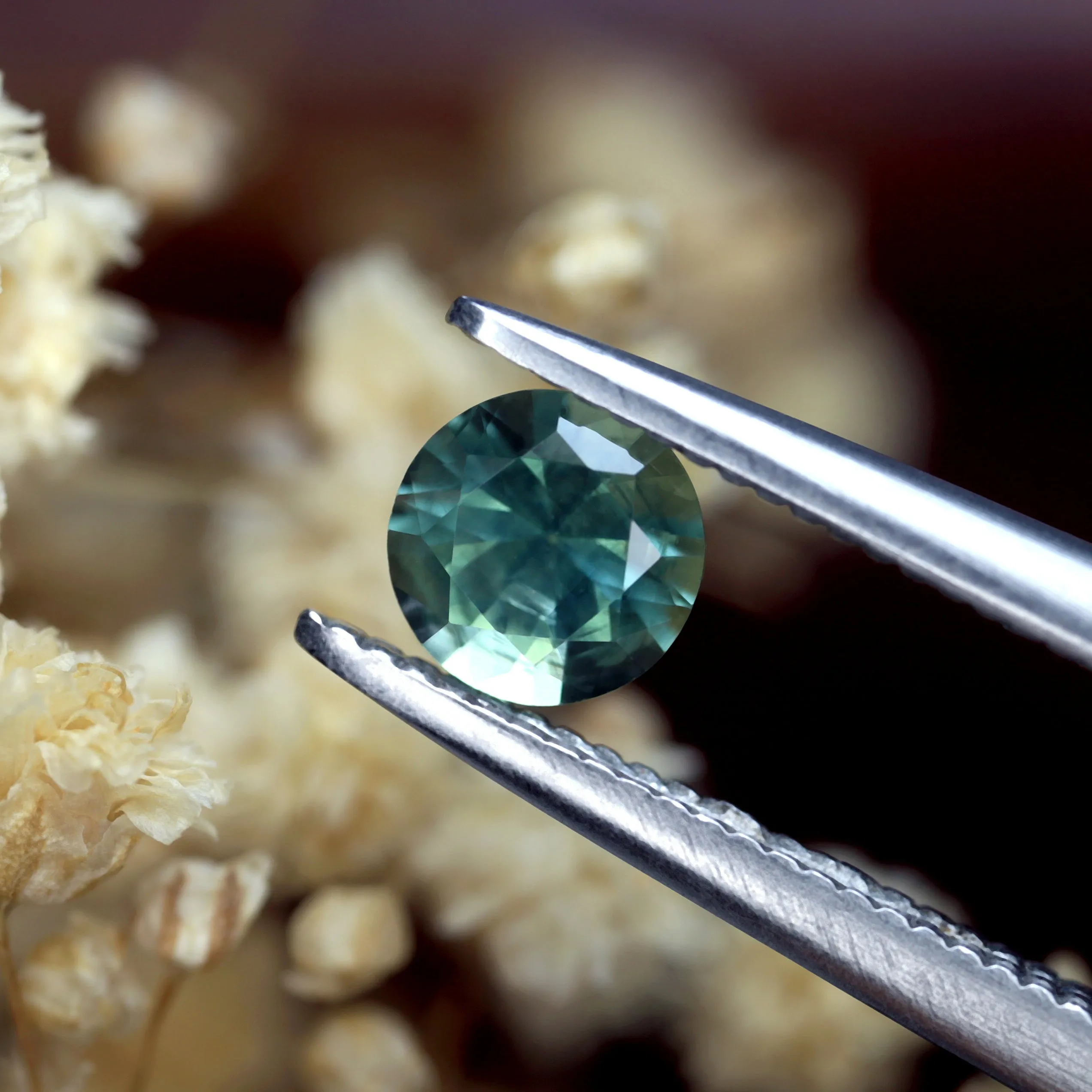 0.51ct Certified Natural Green Sapphire