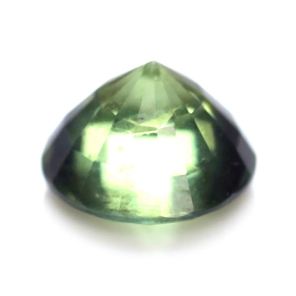 0.51ct Certified Natural Green Sapphire