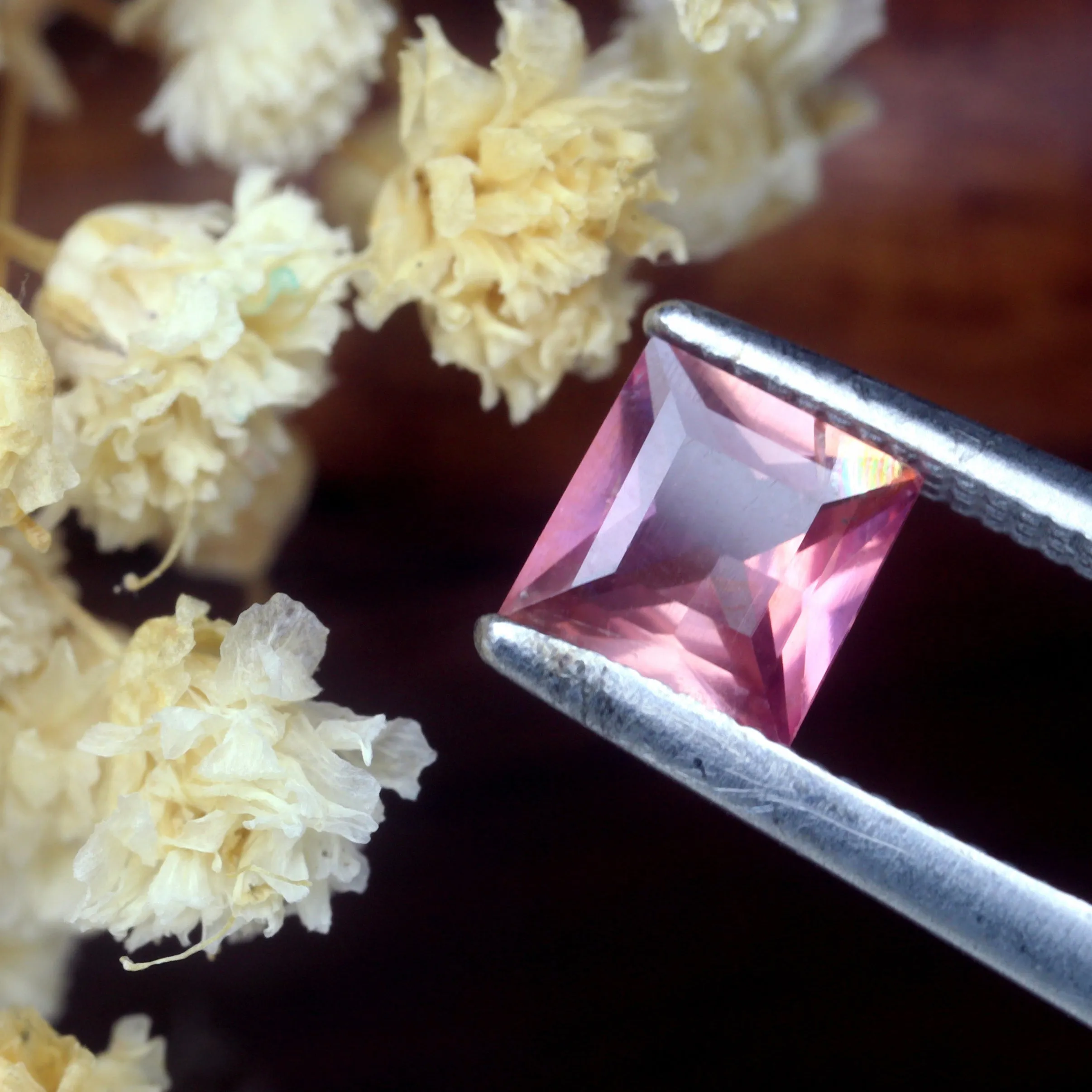 0.52ct Certified Natural Peach Sapphire