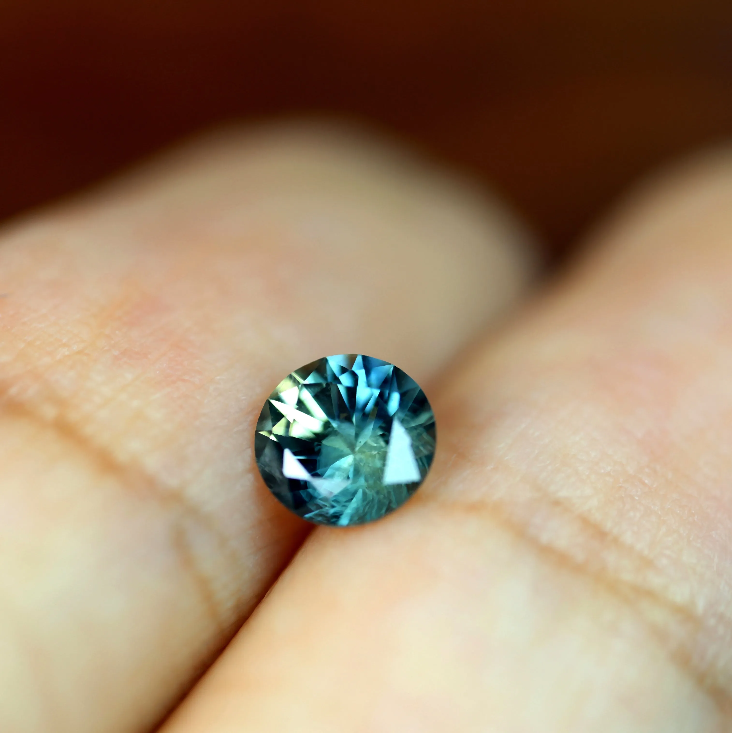 0.53ct Certified Natural Teal Sapphire