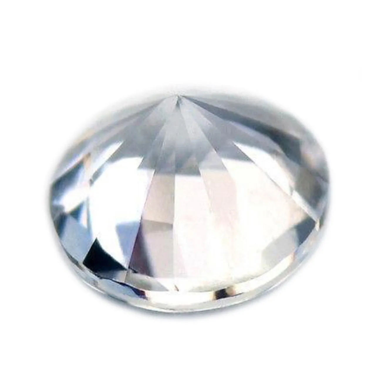 0.53ct Certified Natural White Sapphire