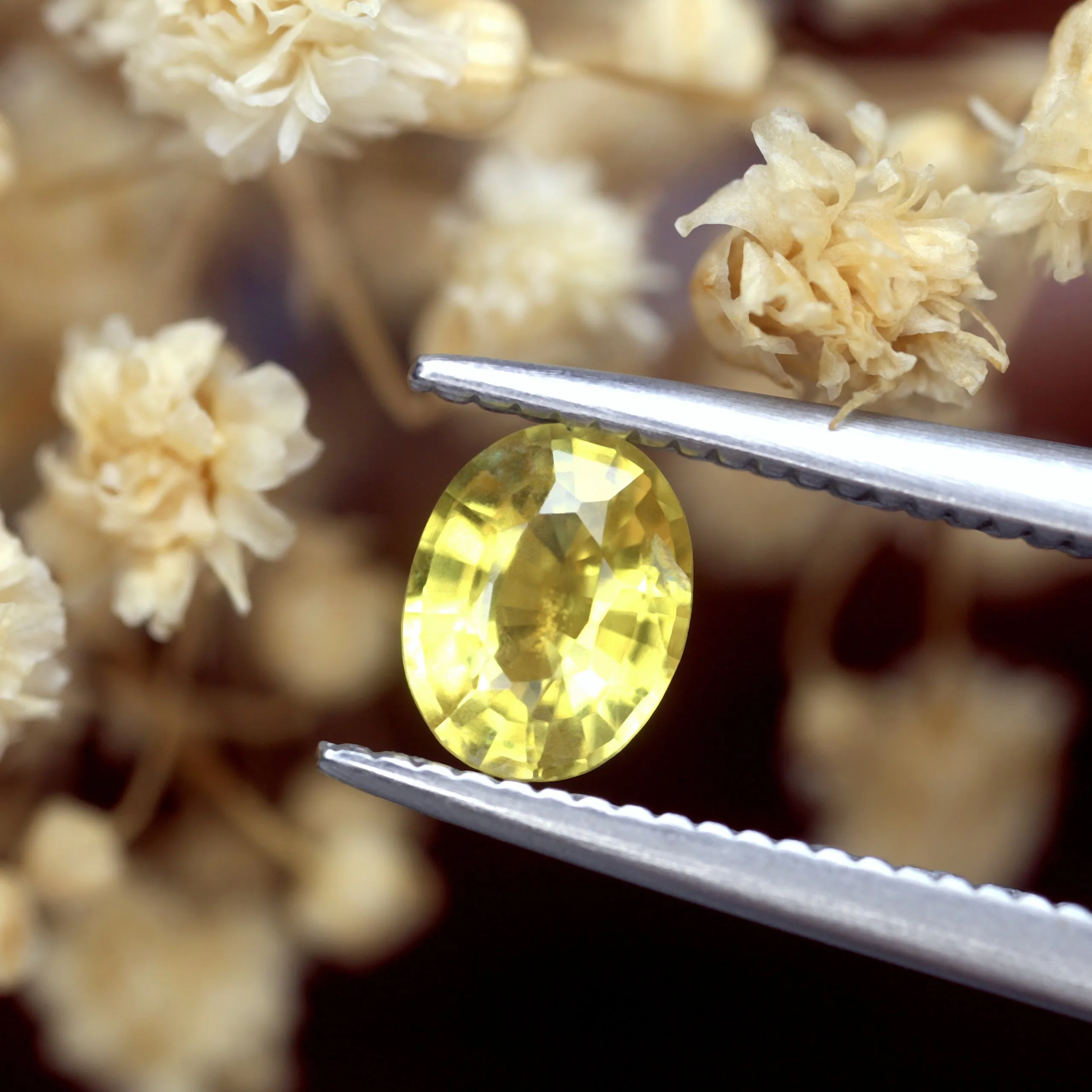 0.53ct Certified Natural Yellow Sapphire