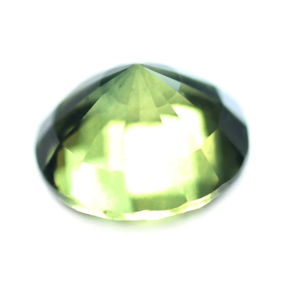 0.54ct Certified Natural Green Sapphire