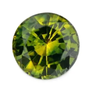 0.54ct Certified Natural Green Sapphire