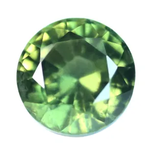 0.54ct Certified Natural Green Sapphire