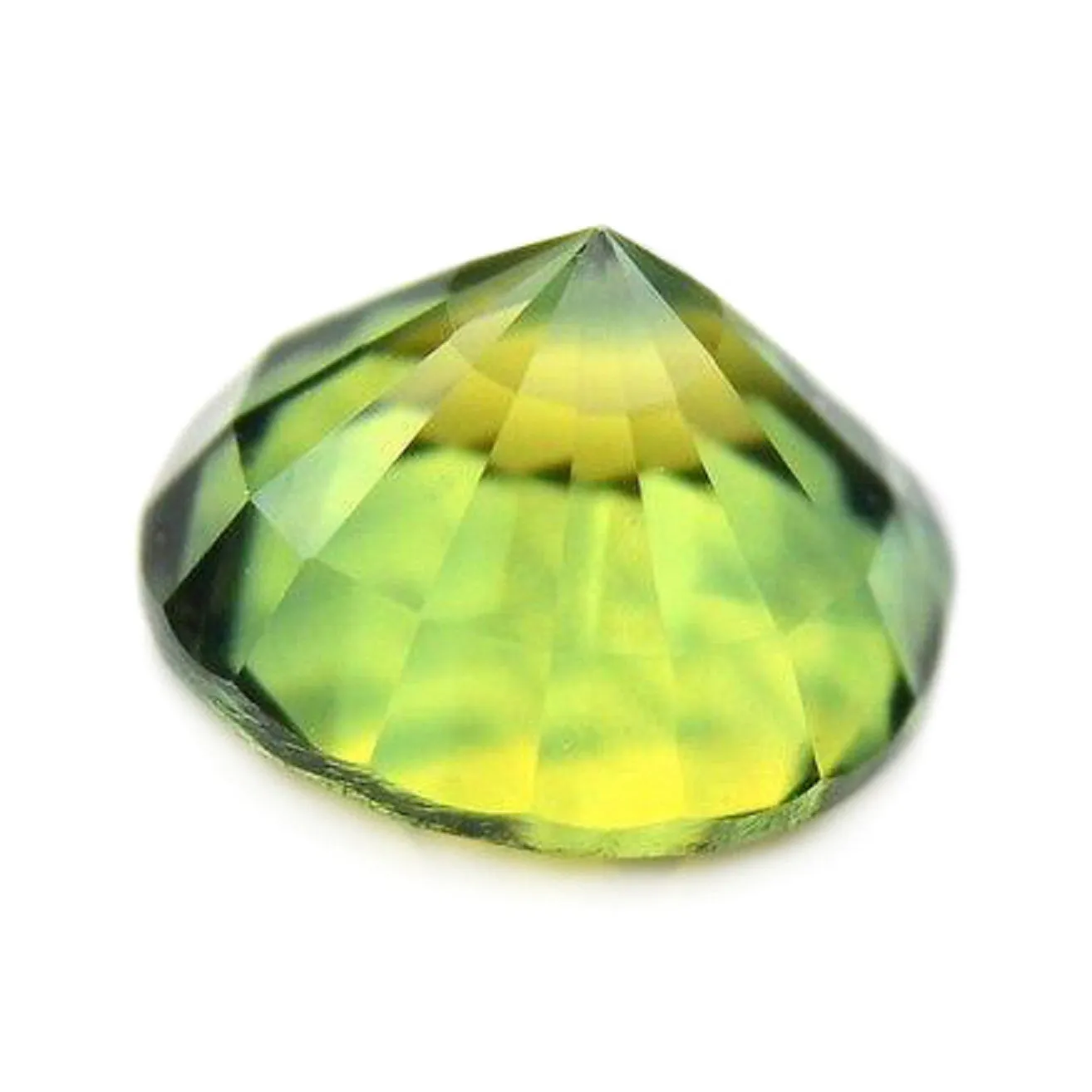 0.54ct Certified Natural Green Sapphire