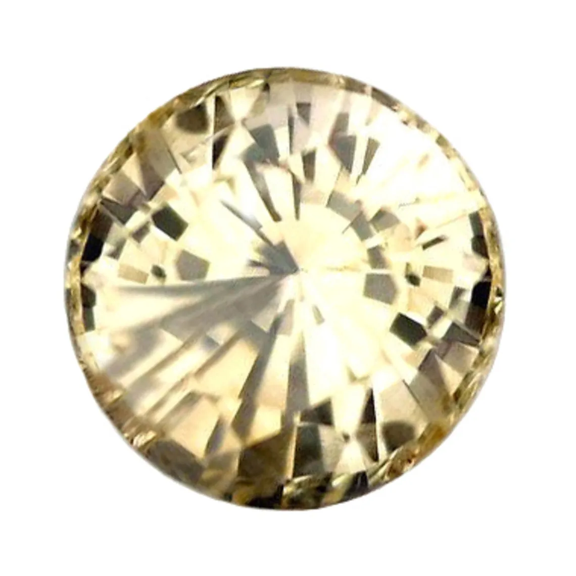 0.54ct Certified Natural White Sapphire