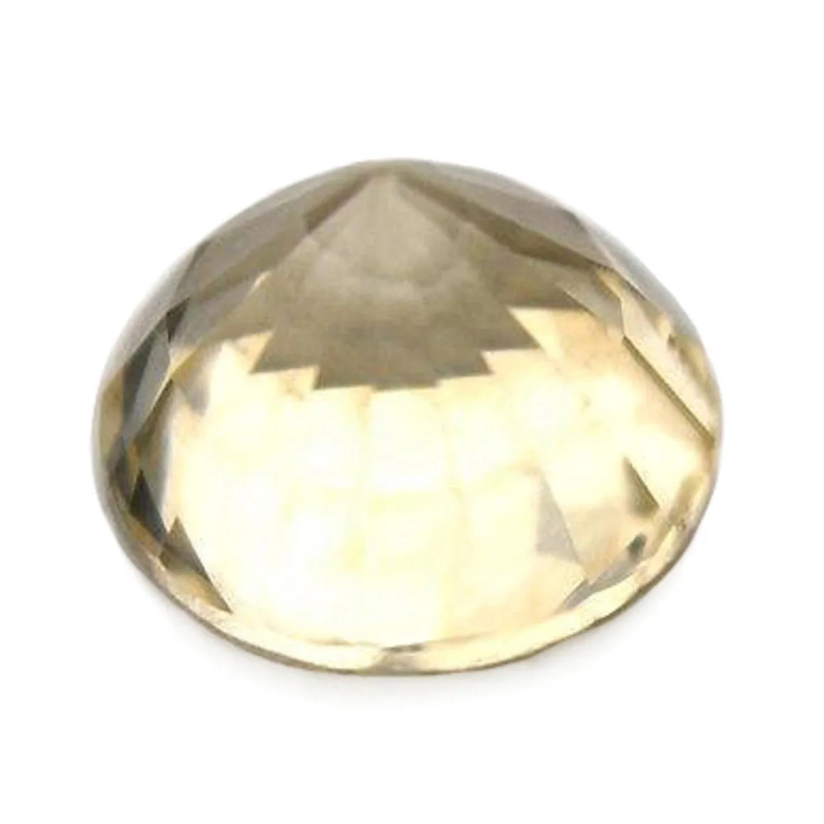 0.54ct Certified Natural White Sapphire