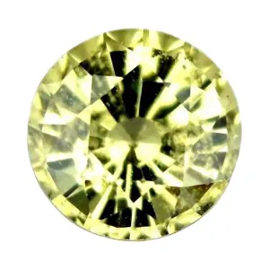 0.54ct Certified Natural Yellow Sapphire