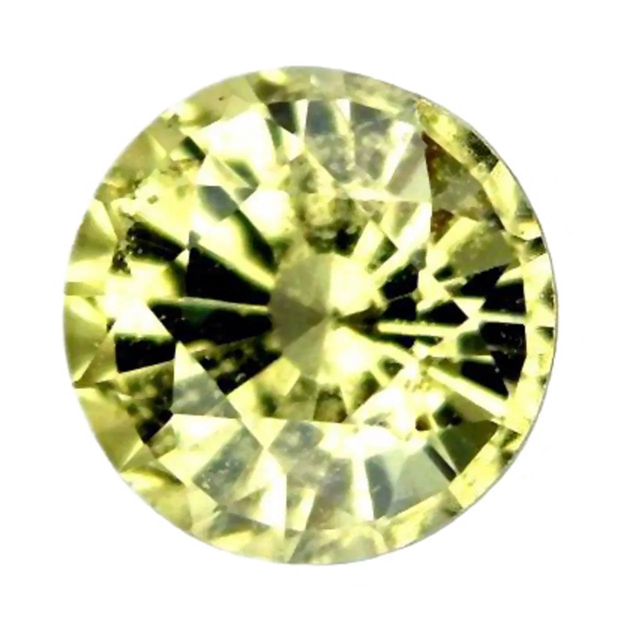 0.54ct Certified Natural Yellow Sapphire