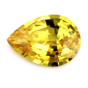 0.54ct Certified Natural Yellow Sapphire