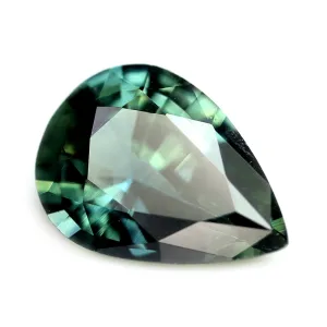 0.55ct Certified Natural Green Sapphire