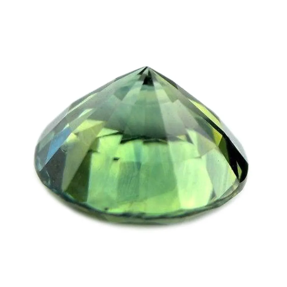 0.55ct Certified Natural Green Sapphire