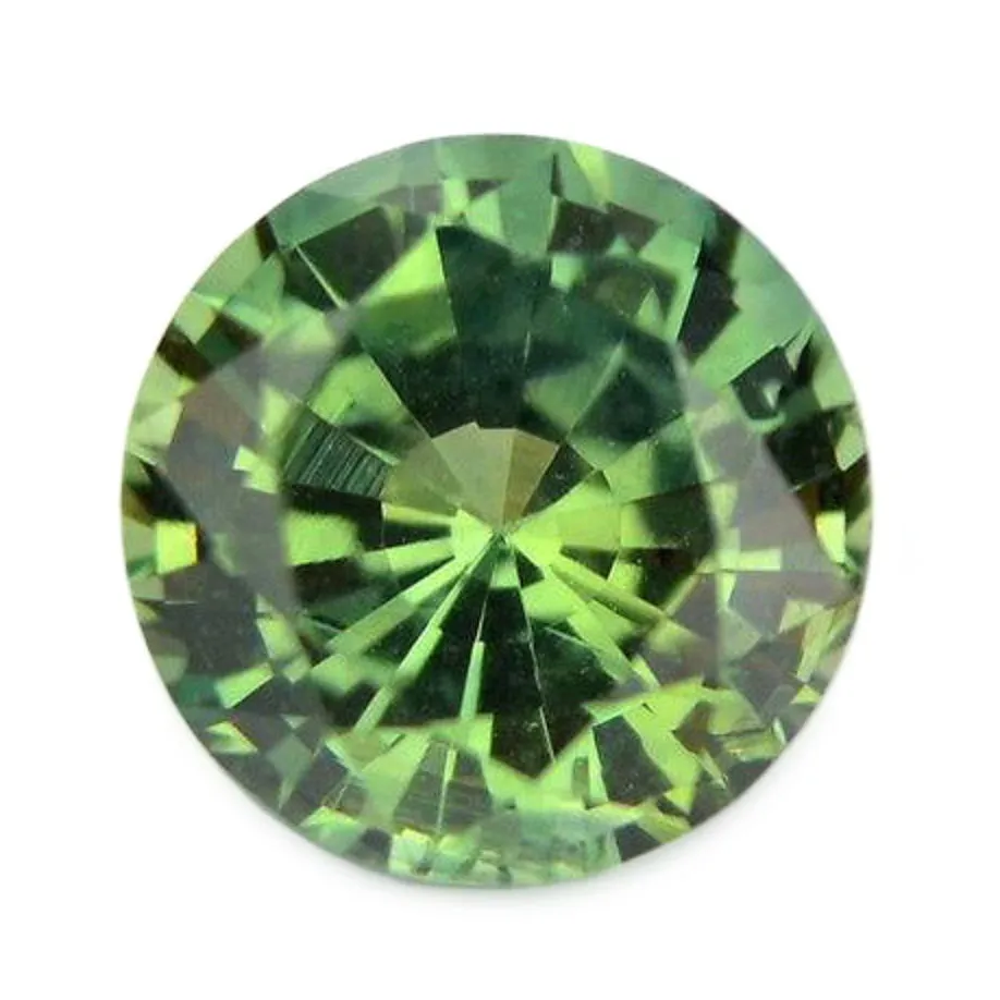 0.55ct Certified Natural Green Sapphire