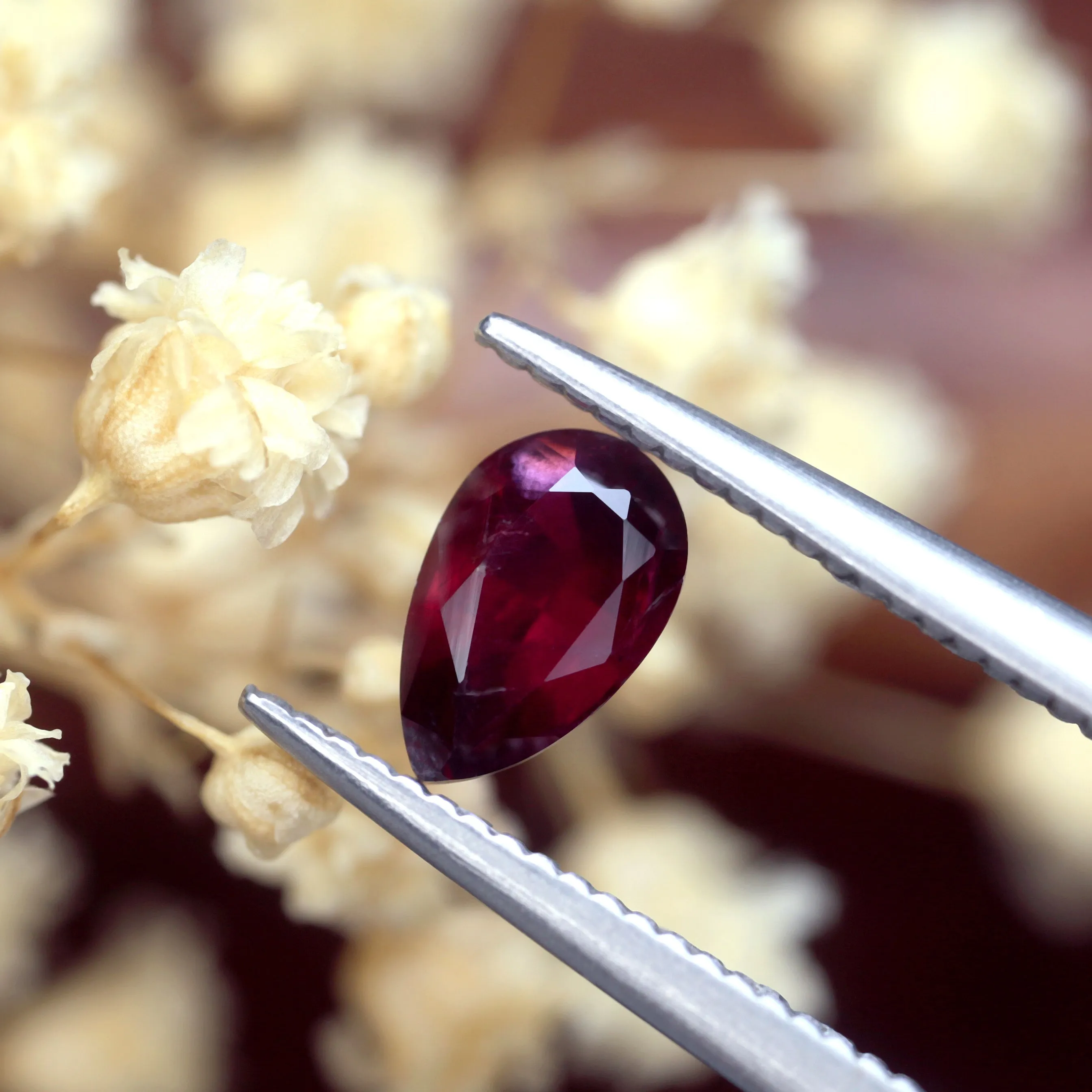 0.55ct Certified Natural Red Color Ruby