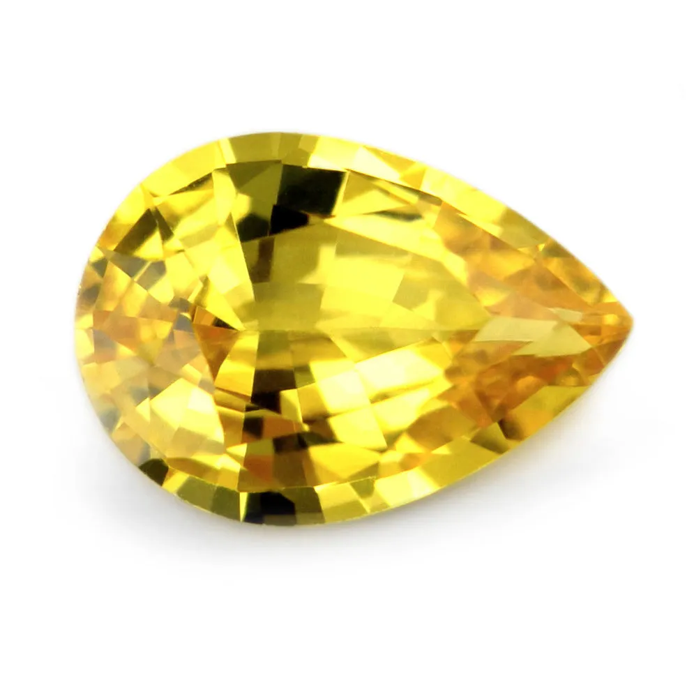 0.55ct Certified Natural Yellow Sapphire