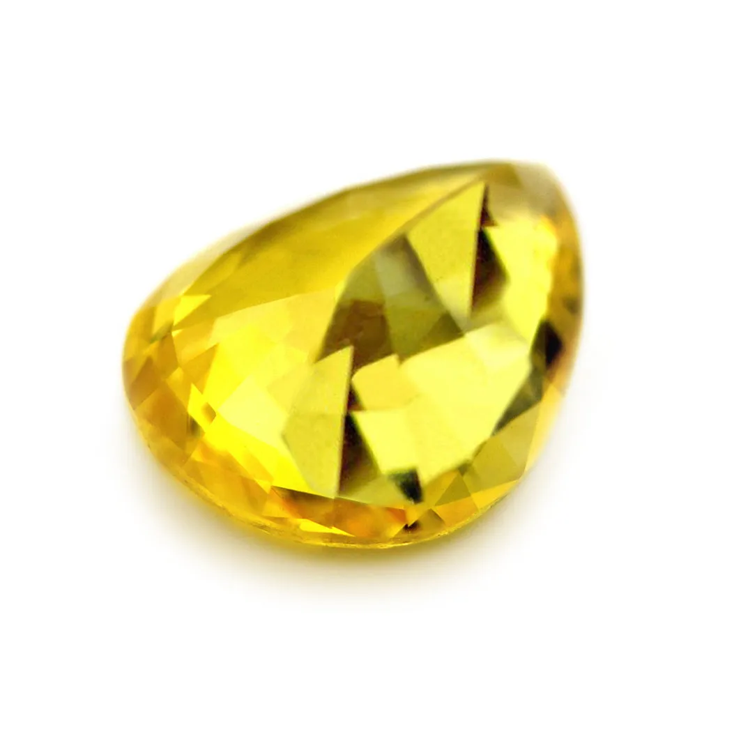 0.55ct Certified Natural Yellow Sapphire