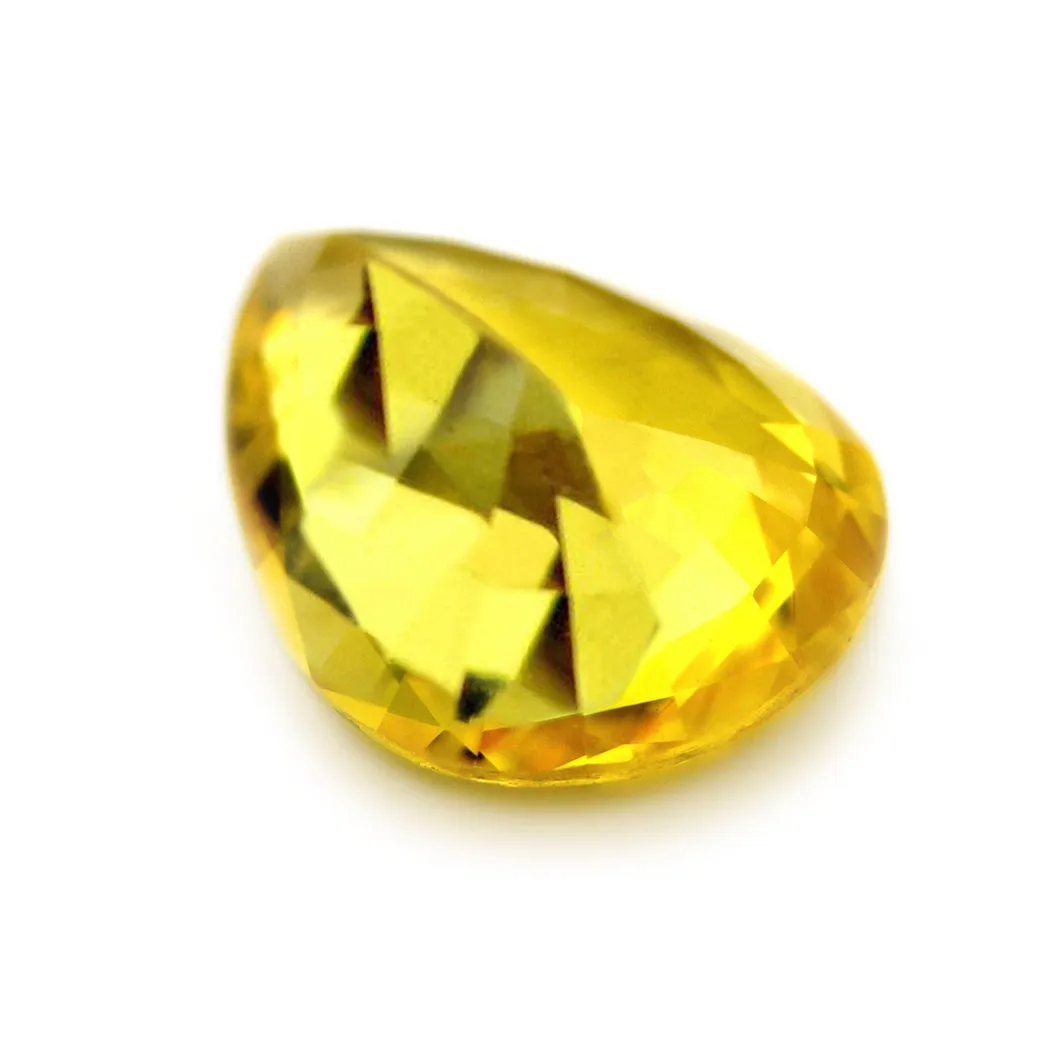 0.55ct Certified Natural Yellow Sapphire