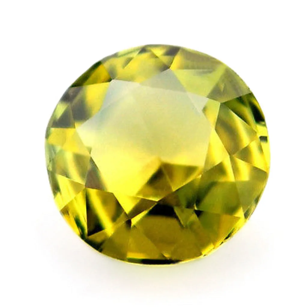 0.55ct Certified Natural Yellow Sapphire