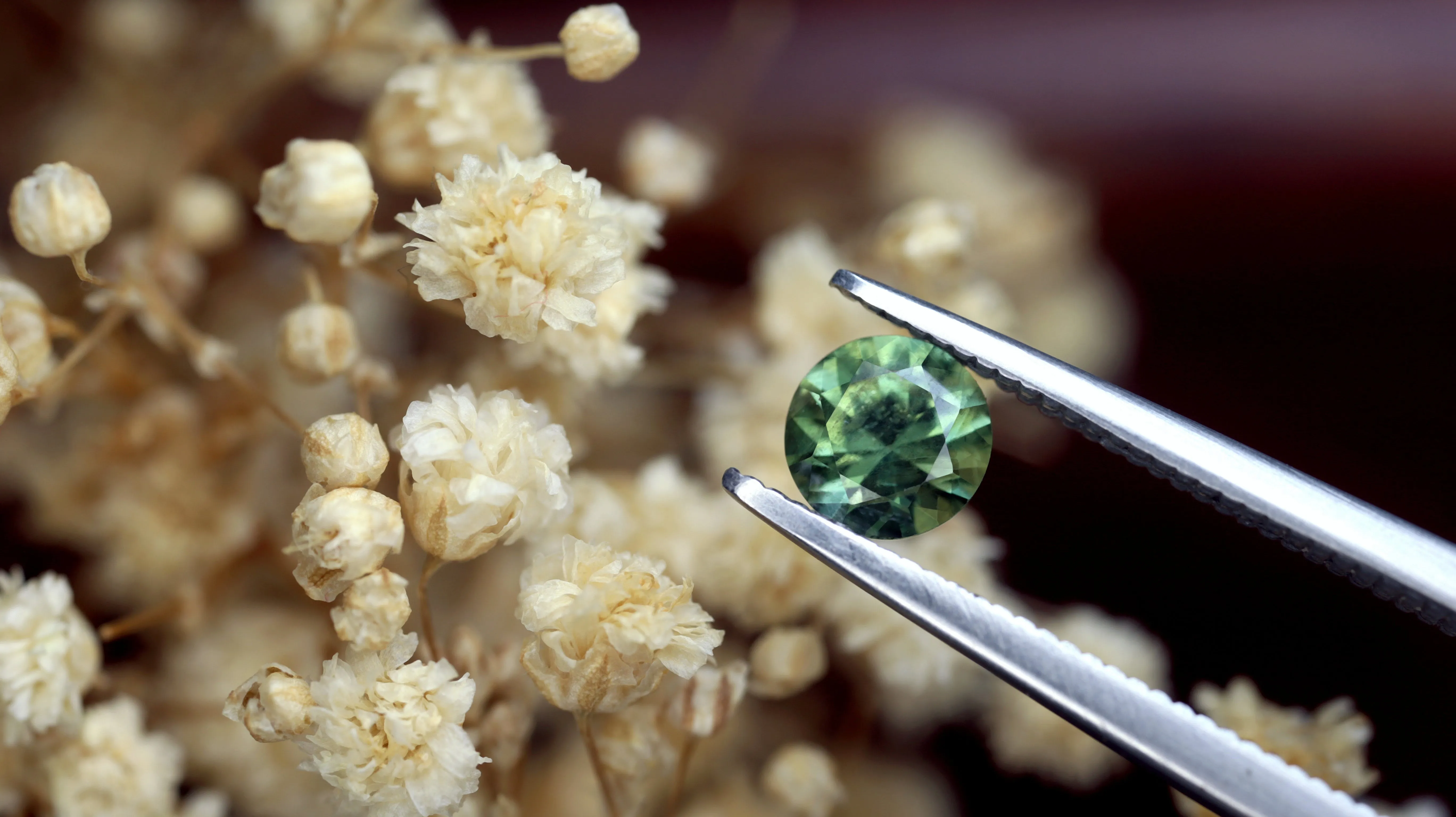 0.56ct Certified Natural Green Sapphire