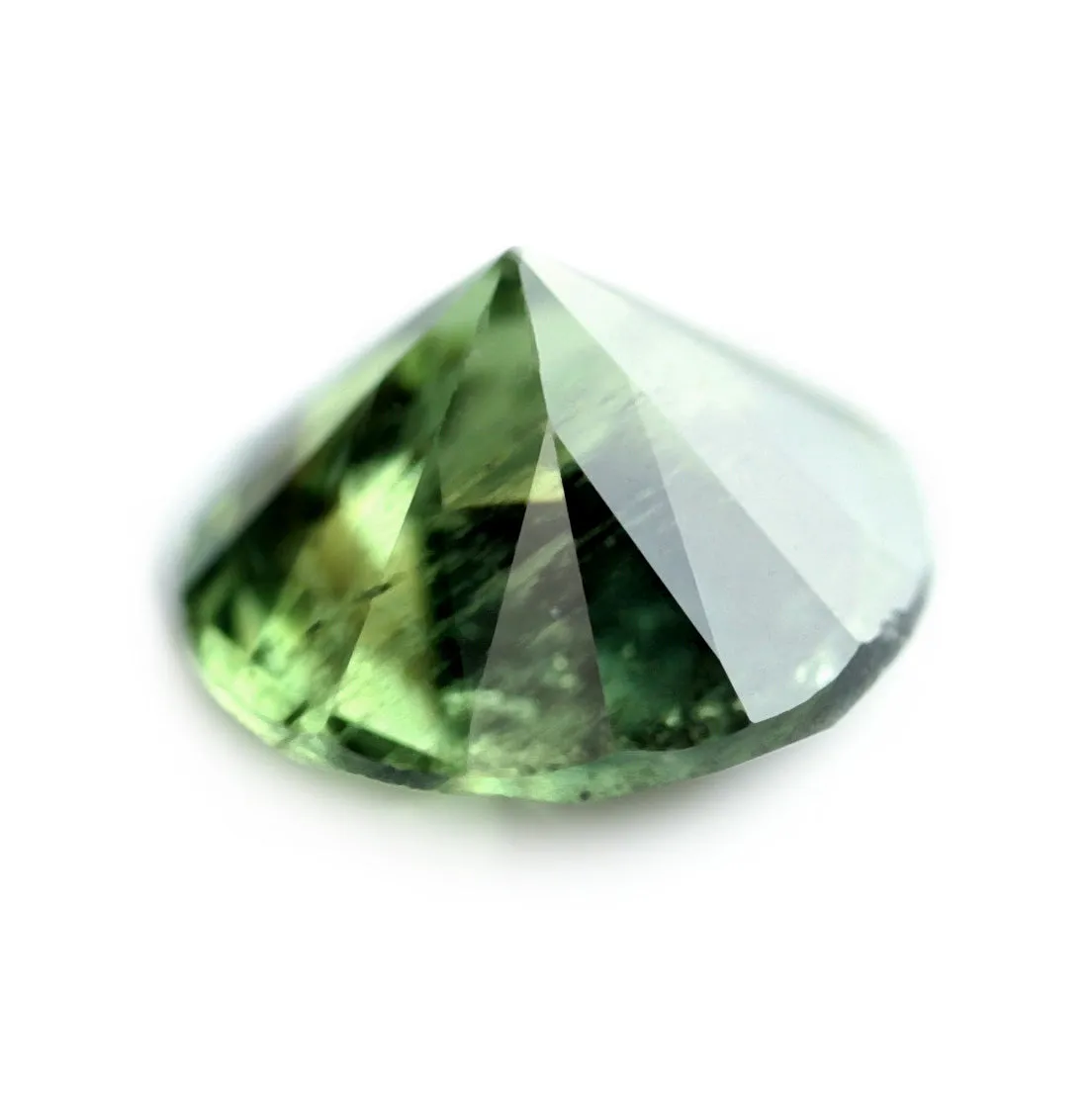 0.56ct Certified Natural Green Sapphire