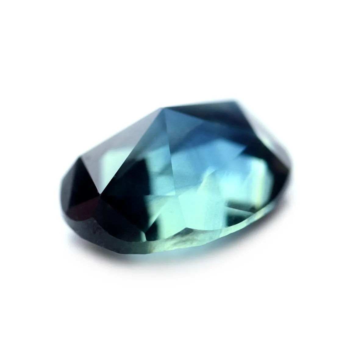 0.56ct Certified Natural Teal Sapphire
