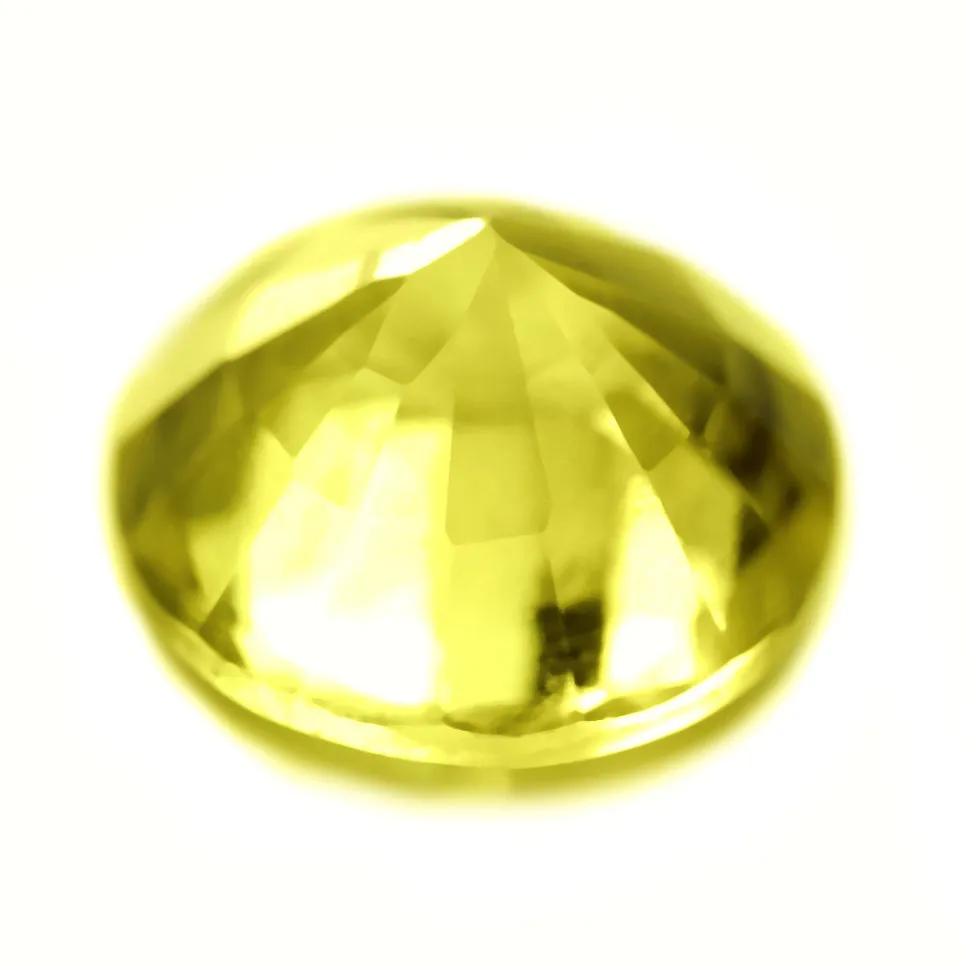 0.56ct Certified Natural Yellow Sapphire