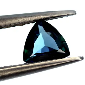 0.57ct Certified Natural Teal Sapphire