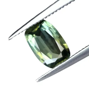 0.58ct Certified Natural Green Sapphire