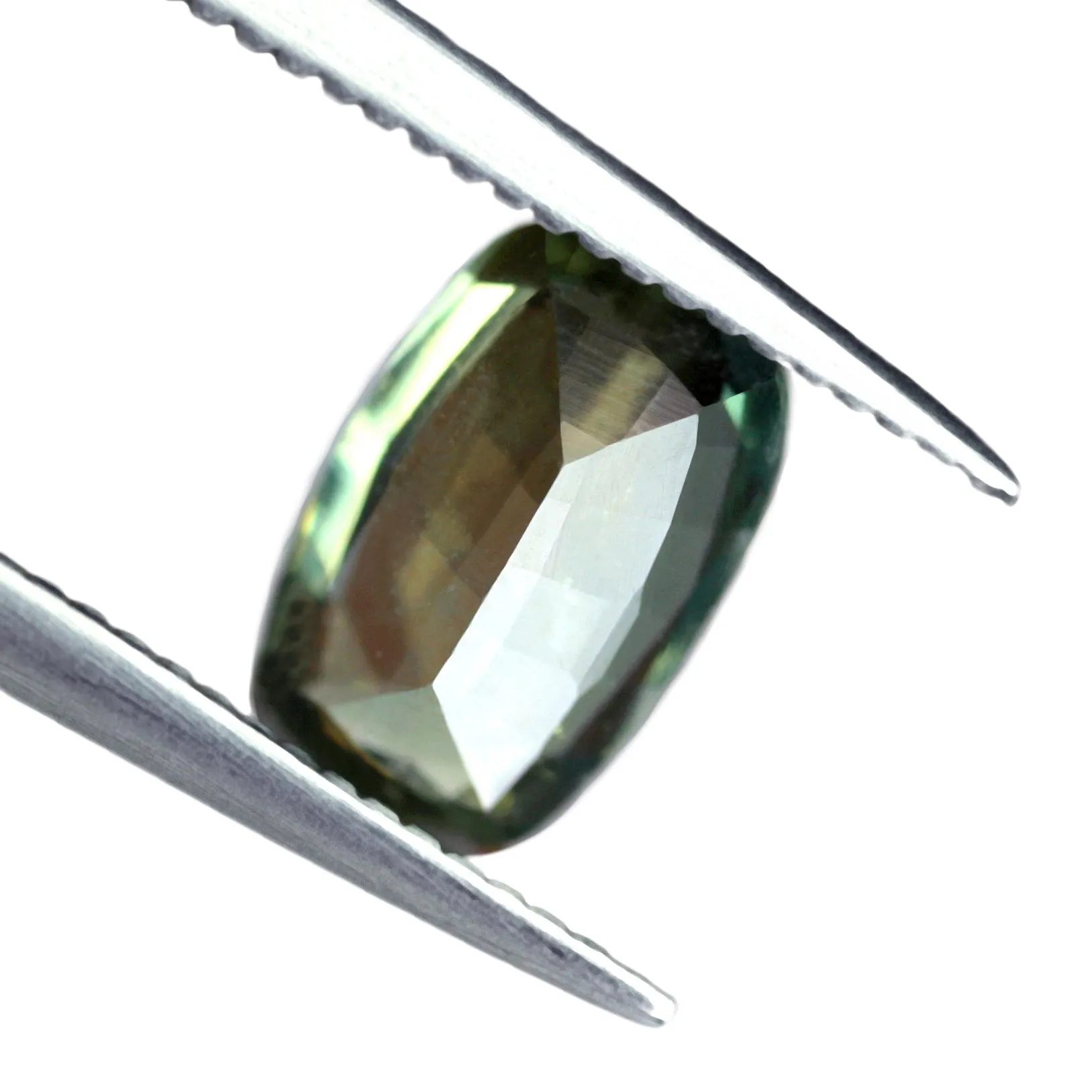 0.58ct Certified Natural Green Sapphire
