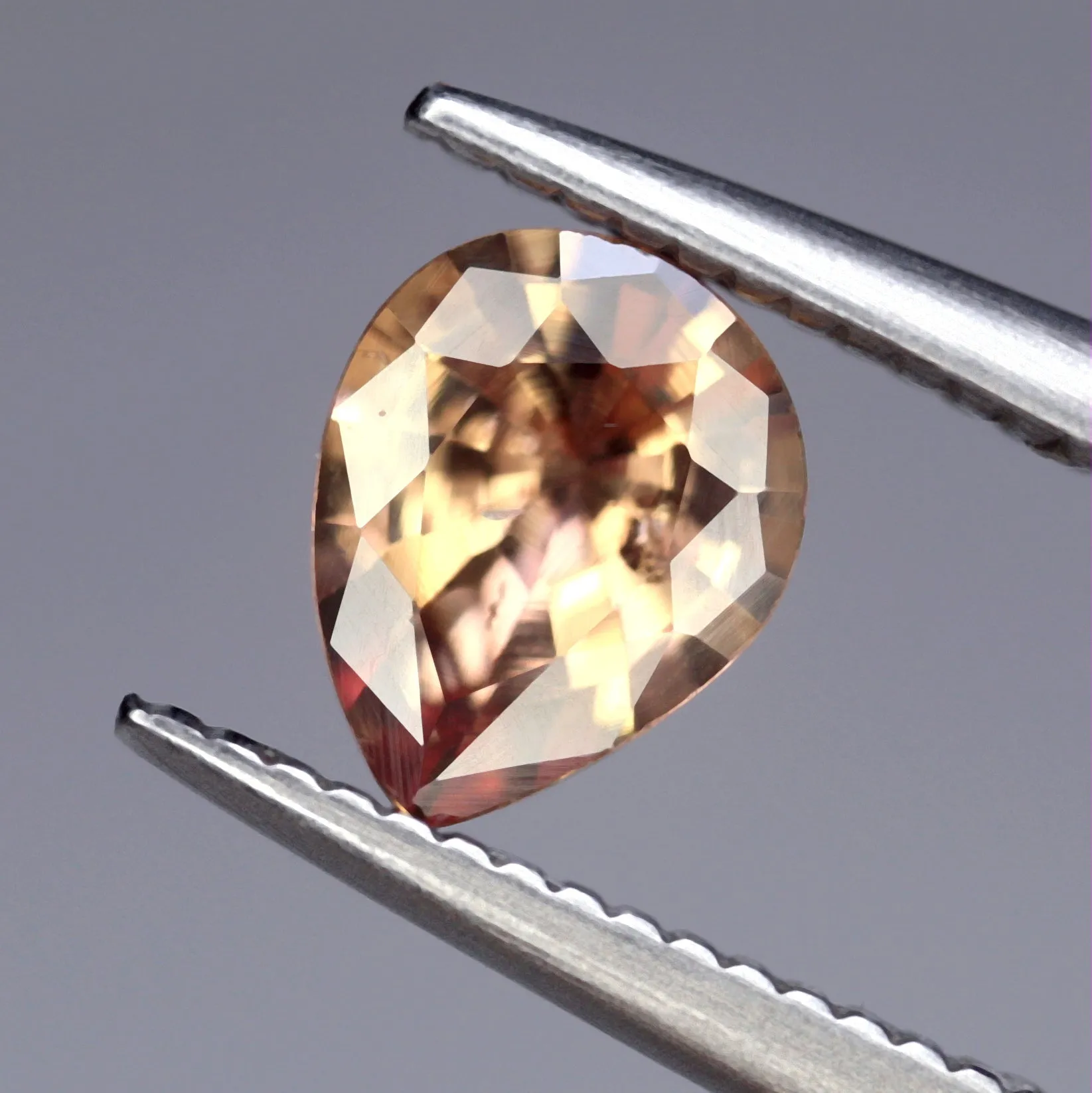 0.58ct Certified Natural Orange Sapphire