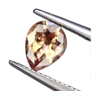 0.58ct Certified Natural Orange Sapphire