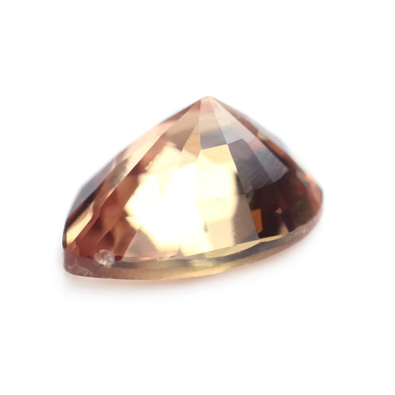 0.58ct Certified Natural Orange Sapphire