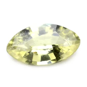 0.58ct Certified Natural Yellow Sapphire